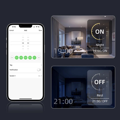 AVATTO Tuya WiFi/ZigBee 1/2 Gang Dimmer Licht Schalter Touch Panel APP Fernbedienung Smart Dimmer Schalter Für Alexa google Hause.