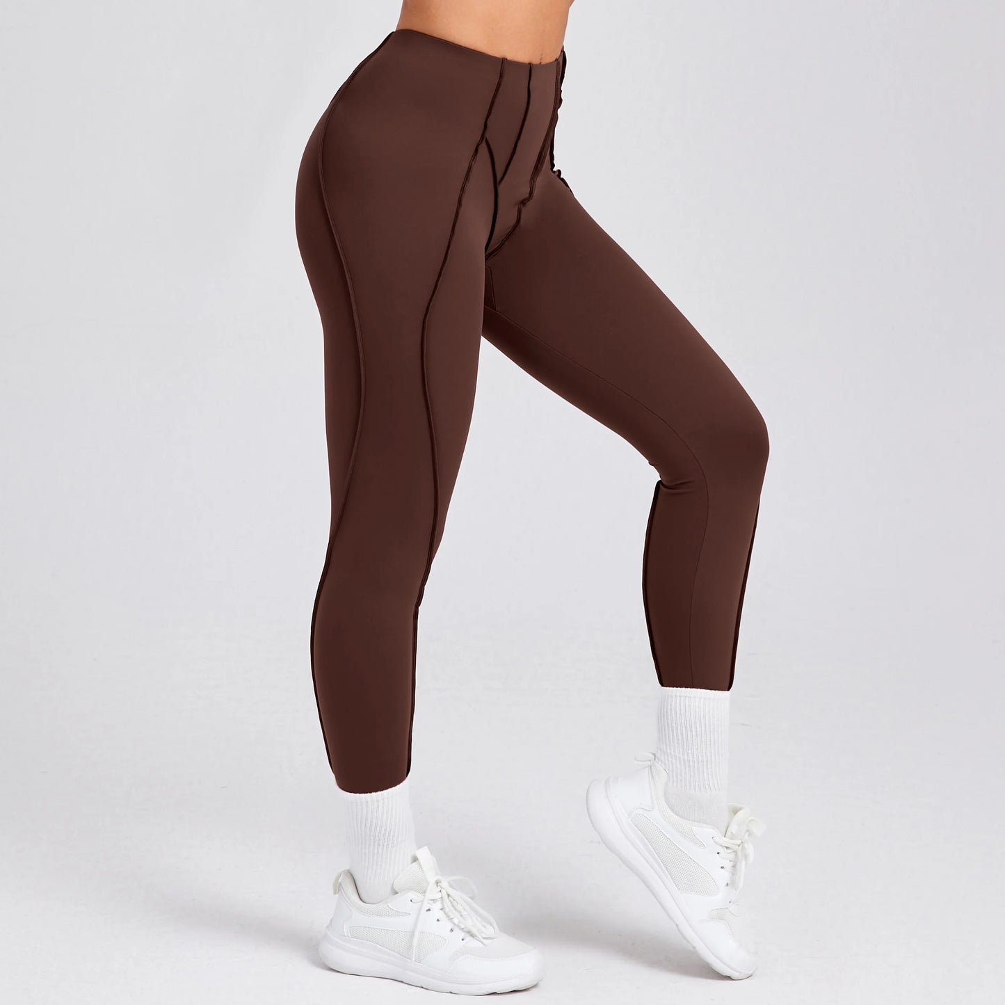 Women Nude Straps Yoga Pants Squat Proof Workout High Waist Leggings Fitness Pant Female Active Wear Legging.