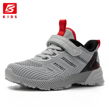 Baasploa Children Running Shoes Fashion Lightweight Boys Sport Sneakers Breathable Mesh Tenis School Shoes for Boys Kids Sneaker