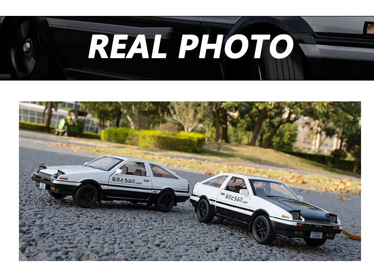 1:32 Simulation AE86 Metal Alloy Toy Car Diecasts Toy Vehicles Decoration Model Miniature Christmas Gift Toys For Children Boy.