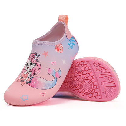 Children Beach Shoes Baby Soft Floor Indoor Slipper Snorkeling Swim Socks Boys And Girls Anti-Slip Home Barefoot Kids Slippers.
