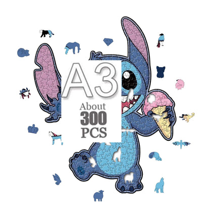 Cartoon animal wooden puzzle Film elements figure Popular classics wood jigsaws for adult kids Educational toy