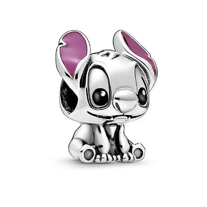 New fashion 100% S925 sterling silver Disney All-Star pendant beads, suitable for the original Pandora bracelet, women's fashion