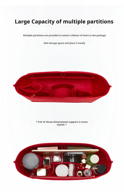 Purse Organizer Insert for Handbags, Felt Bag Organizer for Tote & Purse, Tote Bag Organizer Insert, for lv neverfull.