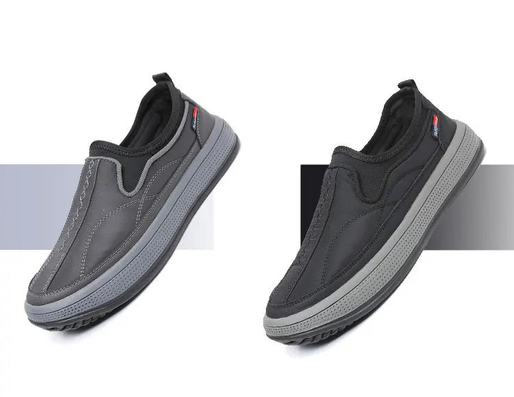 Casual Men's Cloth Shoes Outdoor Men Sports Shoes Comfortable Wear-resistant Soft Bottom Sneakers Light Anti-Slip Walking Shoes.