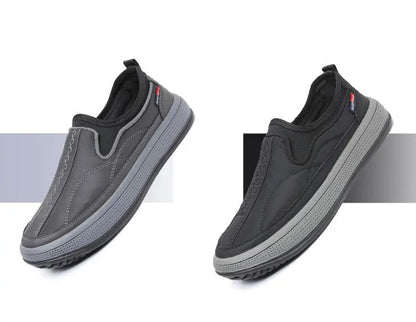 Casual Men's Cloth Shoes Outdoor Men Sports Shoes Comfortable Wear-resistant Soft Bottom Sneakers Light Anti-Slip Walking Shoes.