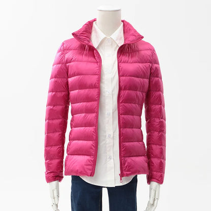 13 Farben Frauen Frühling Puffer Mantel 2023 Neuheiten Ultra Licht Weiße Ente Unten Jacke Koreanische Slim Fit Kurze Parkas