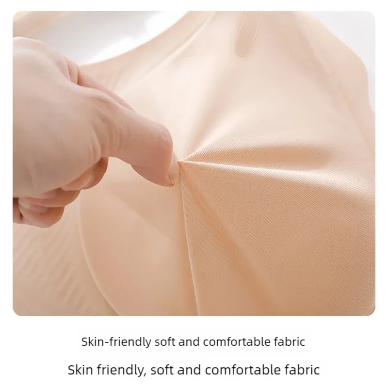 Fashionable plus size lingerie for women thin comfortable breathable seamless no steel ring bra gathered anti sagging sleep bra.