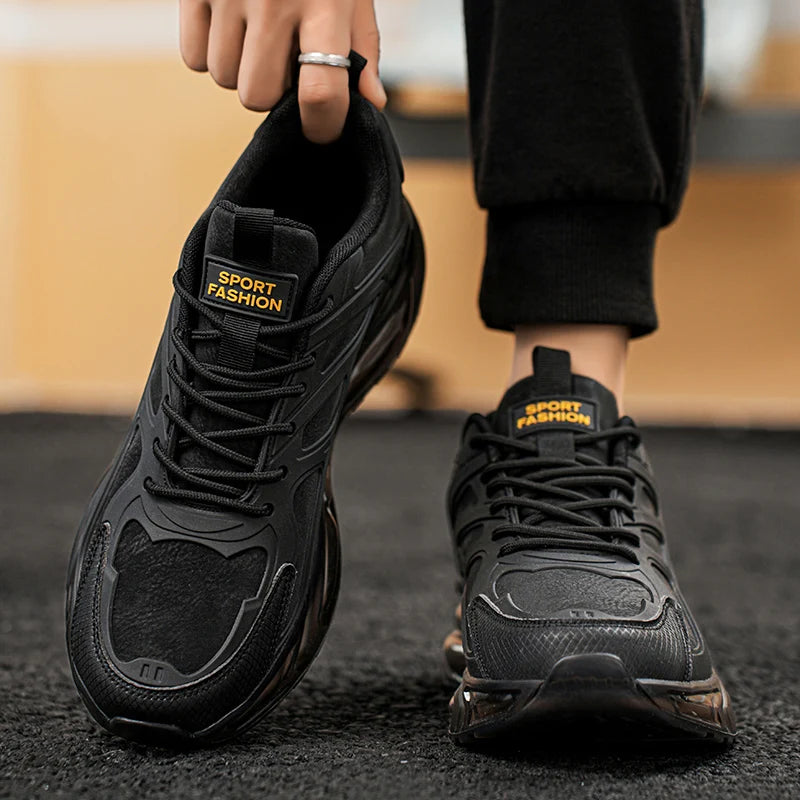 YRZL Herren-Turnschuhe, lässig, Sport, atmungsaktiv, Laufschuhe, bequemes Gehen, leichter Mesh-Schuh, Outdoor, rutschfest, Tennis-Mann.