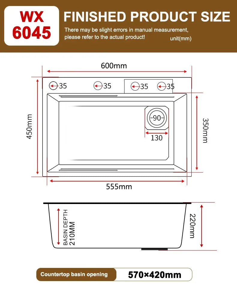 Kitchen Sink Stainless Steel Large Single Slot Multifunctional Tank Wash Basin With Waterfall Faucet Lowe Price