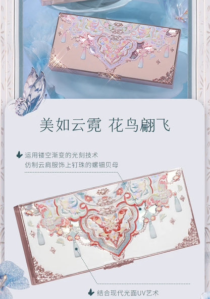 Flower Knows Butterfly Cloud Collar Collection Embossed Six-color Eyeshadow Palette Matte Shimmer Glitter Eye Makeup Cosmetics.