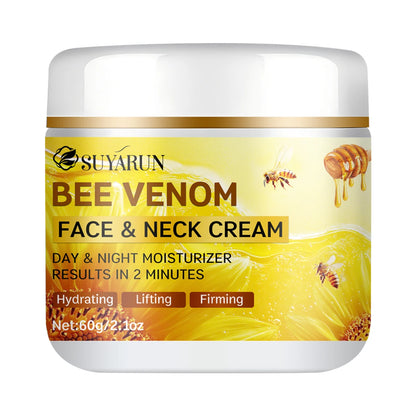 SUYARUN Bee Venom Collagen Anti-Aging Face Cream | Firming Lifting Moisturizer | Wrinkle Reduction | 24H Hydration..