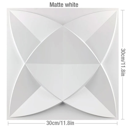 12pcs 30cm house wall renovation stereo 3D wall panel non-self-adhesive 3D wall sticker art tile wallpaper room bathroom ceiling