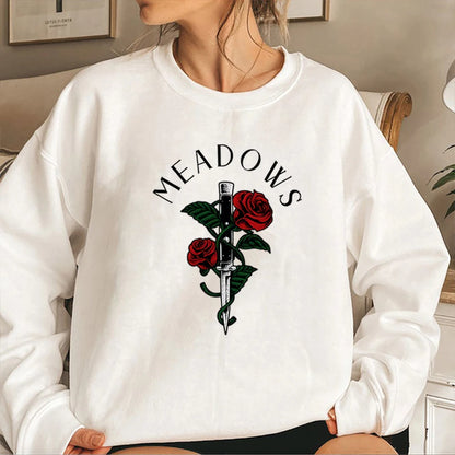 Zade Meadows Sweatshirt Run Little Mouse Hoodie Haunting Adeline Sweater Retro Dark Romance Jumper Unisex Book Lover Sweatshirts.