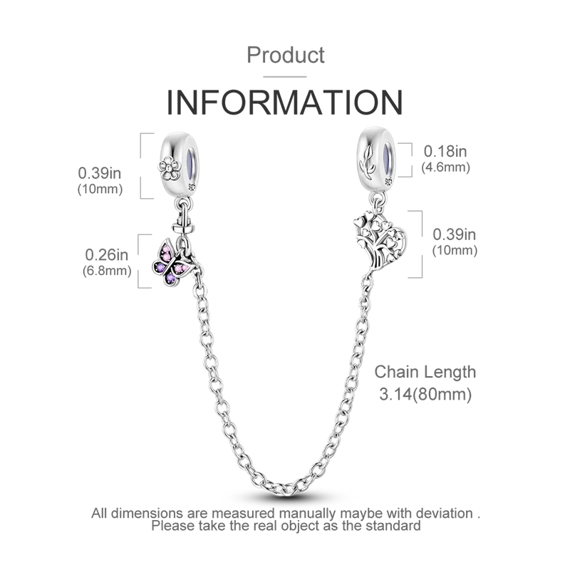 Silver Clasp 925 Sterling Silver CZ pave Clip Charms Daisy Beads Stopper Safety Chain fit Original Bangle Bracelet Jewelry Clip