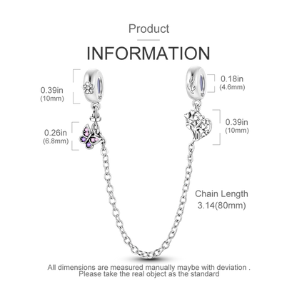 Silver Clasp 925 Sterling Silver CZ pave Clip Charms Daisy Beads Stopper Safety Chain fit Original Bangle Bracelet Jewelry Clip