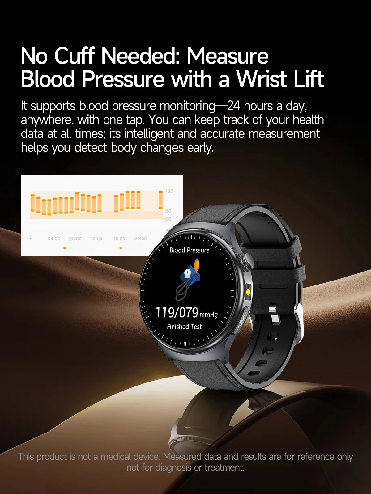 1.43'' HD Sapphire Smart Watch Bluetooth Call Blood Fat Uric Acid Heart Rate Body Analysis Five Organs Health Smartwatch Men Wom