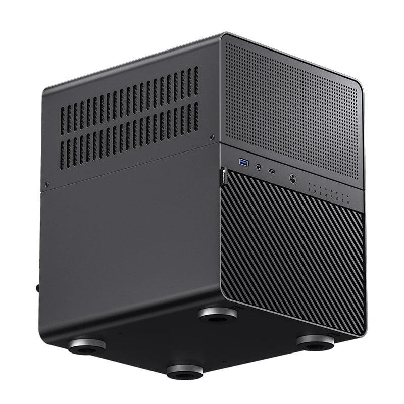Jonsbo N3 NAS ITX Mini Case All-In-One Aluminum Office Desktop Chassis 8 Hard Disk Location Support 250mm Graphics Card PC Case.