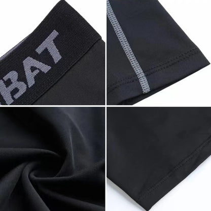 Herren-Kompressionshose, Strumpfhosen, coole, trockene Leggings, Sport-Baselayer-Laufhose, sportliches Training, aktive Shorts