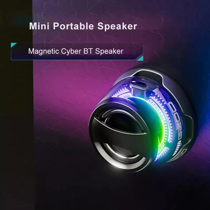 G200 Magnetic Portable Bluetooth 5.3 Speaker Mini Sound Box Multifunctional LED Color Light Stereo Soundbar Wireless Loudspeaker