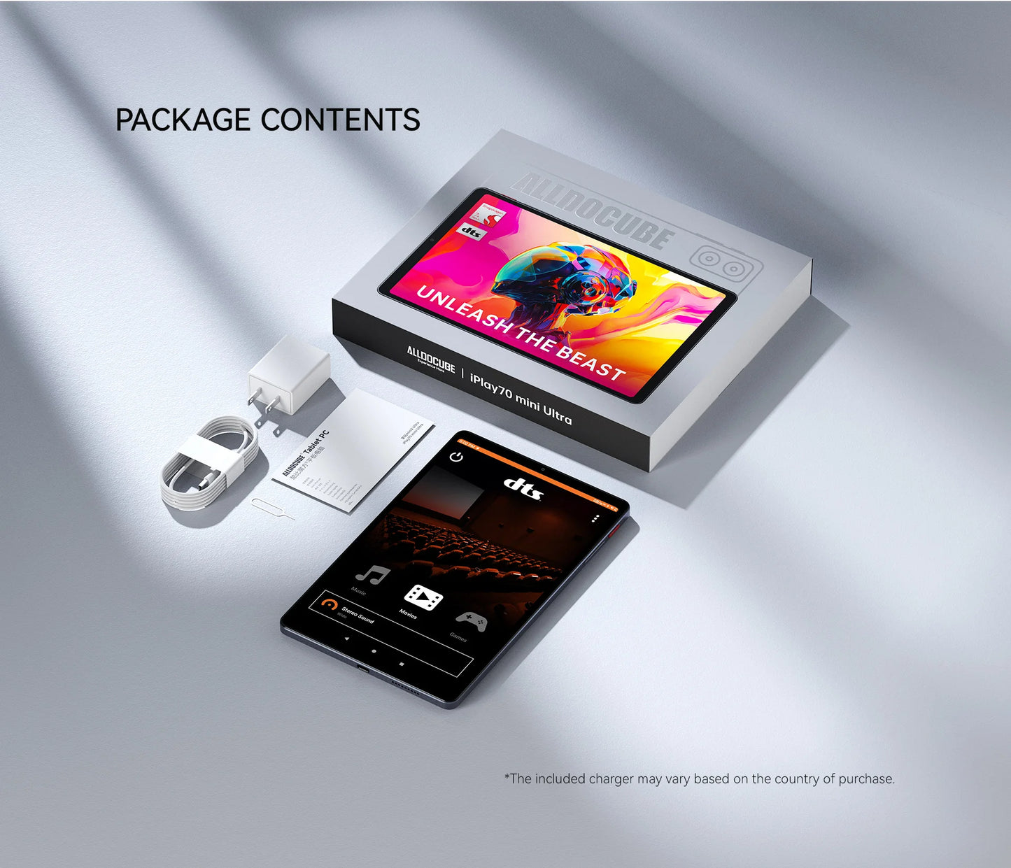 ALLDOCUBE iPlay 70 mini Ultra Gaming Tablet 8.8'' 2.5K 144Hz Snapdragon 7+Gen3 20GB（12+8 Virtual）RAM 256GB ROM 7300mAh Android14