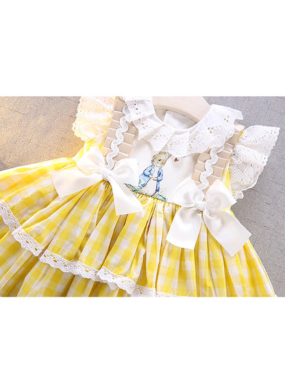 Mädchen Märchen kleid Puff ärmel Mesh Kleid, verkleiden Outfits für Party Geburtstag Leistung, als Geschenk.