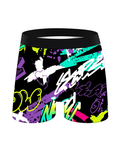 10 Stück Herren-Unterwäsche, weich, bequem, locker, hautfreundlich, lange Boxershorts für Herren, trendige, farbenfrohe, modische Herrenhosen