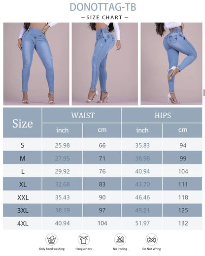 2023 New Arrival Autumn Winter Korea Fashion Women Elastic Jeans All-matched Casual Denim Pants Black Blue Gray Pencil Pants.