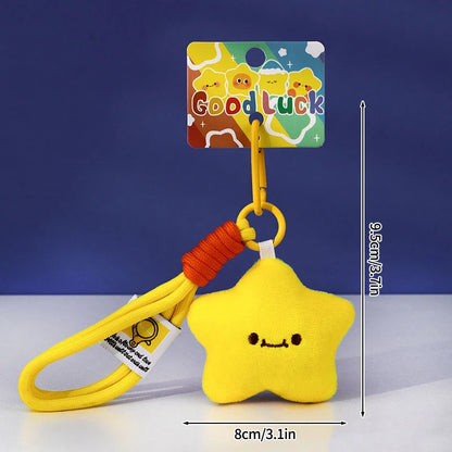 Stern-Schlüsselanhänger für Taschen, Partygeschenke, Geschenke, Cartoon-Stern-Schlüsselanhänger, Zubehör, Weihnachtsdekoration, 2025, Neujahrsgeschenke.