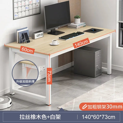 Hochwertiger, langlebiger Computertisch, Desktop-Tisch für Zuhause, Schlafzimmer, moderner, einfacher Mietisch, Studenten-Studientisch, langer Streifen