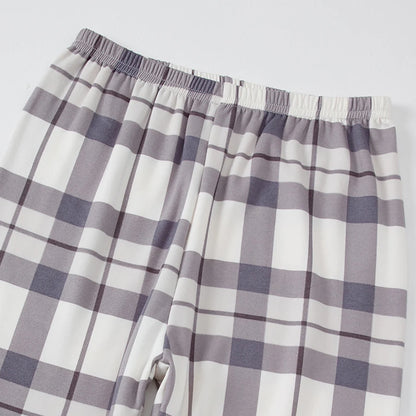 2-teilige Langarmhose im Herbst und Winter, geschliffene und verdickte Pyjamas für Männer und Frauen, Heimkleidung für Jugendliche