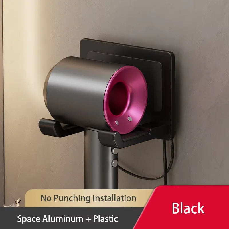 Ohne Stanzen Badezimmer Haartrockner Aufhänger Haartrockner Lagerregal Saugnapf Lagerregal Toilette Multifunktions-Lagerregal