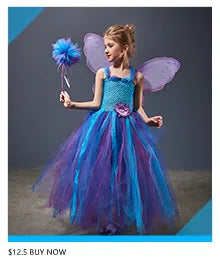 Wald Fee Prinzessin Kostüm für Halloween Geburtstag Party Phantasie Kleid Herbst Kinder Woodland Nymph Pixie Kleid Tutu Kleid Flügel.