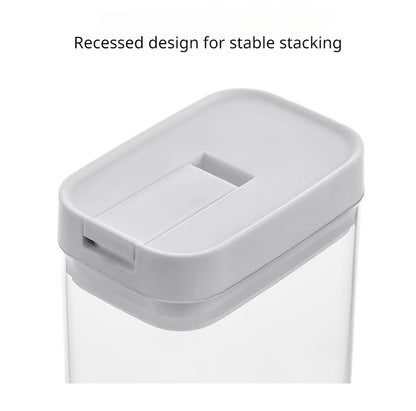 Sealed Plastic Food Storage Box Cereal Candy Dried Jars with Lid Fridge StorageTank Containers Household Items Kitchen Organizer.