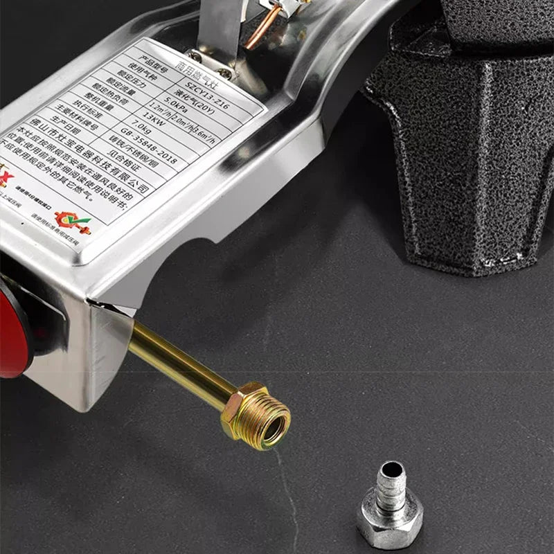 Low-pressure Fierce Fire Gas Stove Commercial Single-hole Liquefied Gas Burner for Hotel Restaurant Energy-saving Gas Cooktop.