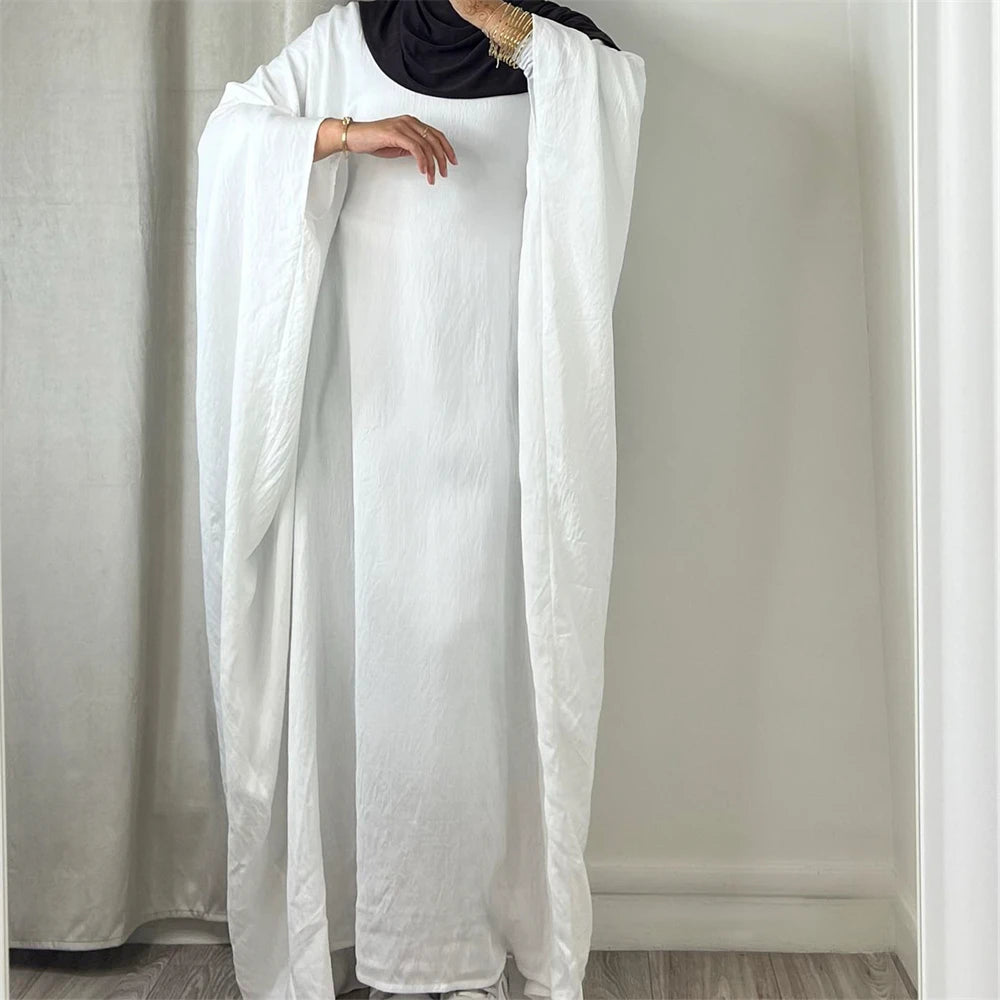 Ramadan Eid Cotton Linen Abaya Turkey Islam Muslim Maxi Dress Prayer Clothes Women Kaftan Kebaya Caftan Robe Femme Musulmane.