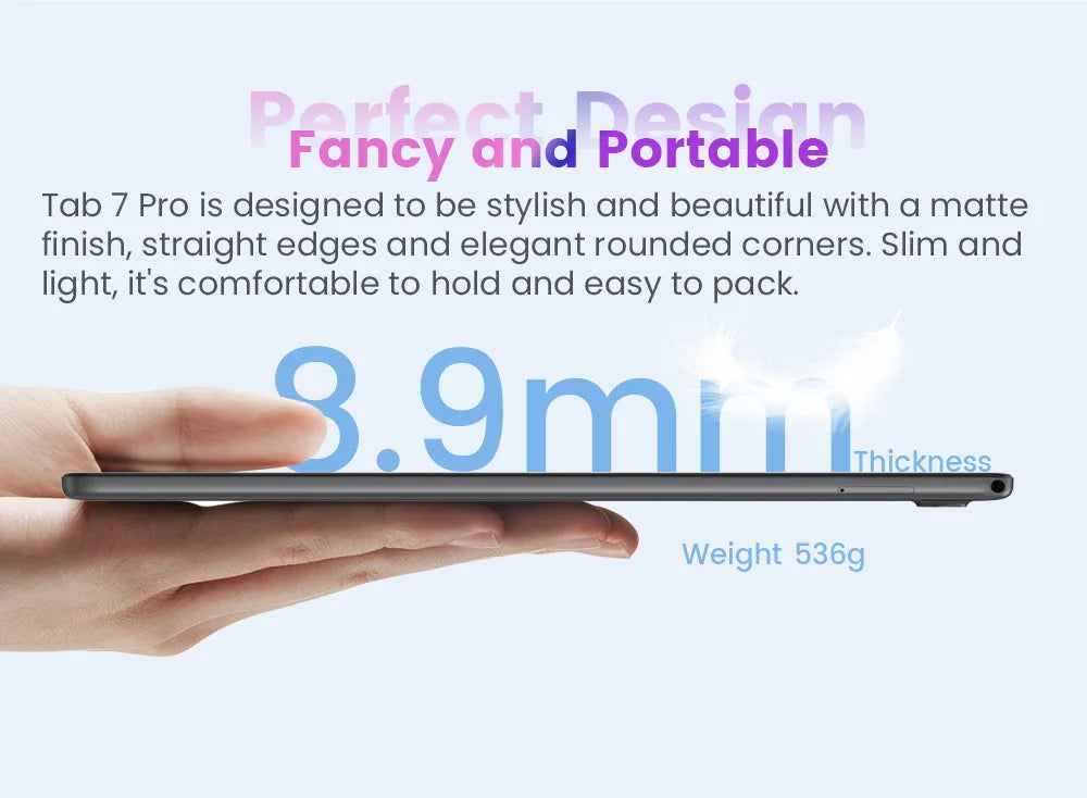 Blackview Tab 7 Pro Tablet Android 12 10.1Inch Touch Dual 4G LTE+5G WiFi 10GB+128GB 13MP+8MP 1920*1200 6580mAh Octa-Core.