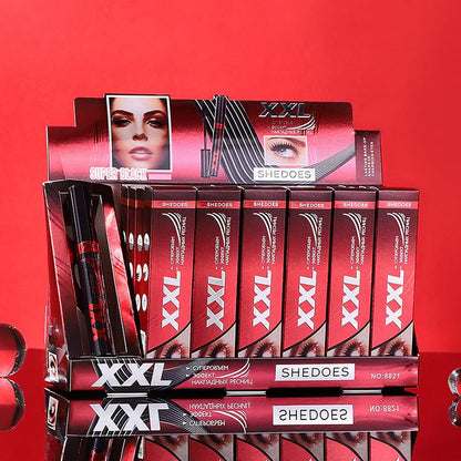 3D Mascara Waterproof Extra Volume Long -lasting Hyper-Curl Lengthening Eyelash Non-smudging Eyelashes Black Mascara Makeup.