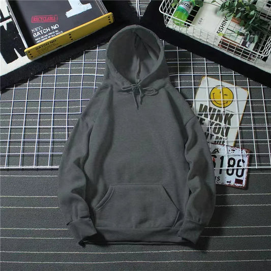 Blank Fleece Fashion Hoodies Männer Pull Over Großhandel Kapuzenpullover Unisex Günstiger fester Hoodie in großen Mengen Sudaderas Con Capucha.