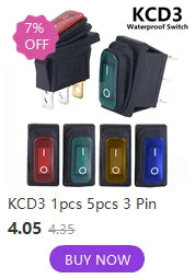 1 Stück Ein/Aus SPST runder wasserdichter LED-Wippschalter für Boote, 12 V, 220 V, Ein-/Aus-Schalter, Ein-/Ausschalten von тумpligр Lire.