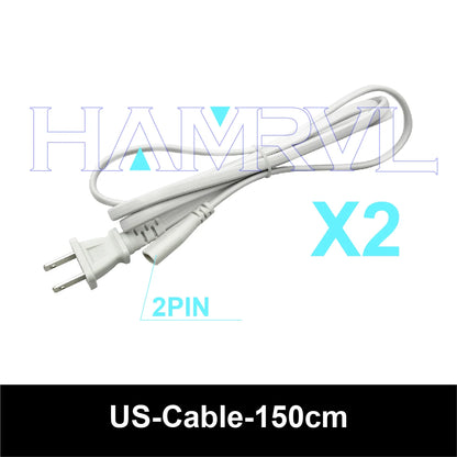 Hexagon Light Adjustable Suspension Rope and Splicing Connector All Copper 2Pin V/Y/L/T/I Cable LED Tube Lamp for Garage Ceiling
