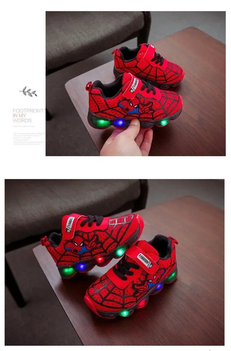 Autumn children's shoes, children's luminous shoes, men's and women's running shoes, baby flashing shoes, LED lights, sneakers.