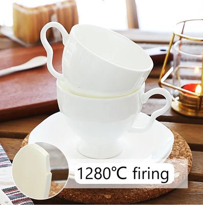 Plain white quality bone china tea cups set, ceramic coffee cup, japanese coffee cup, porcelain turkish coffee cups, originales.