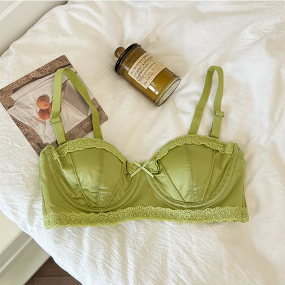 New Soft Soft Underwire Underwear Anti-sagging Simple Steel Rimmed Bra Glamour Anti-droop Bras Women.