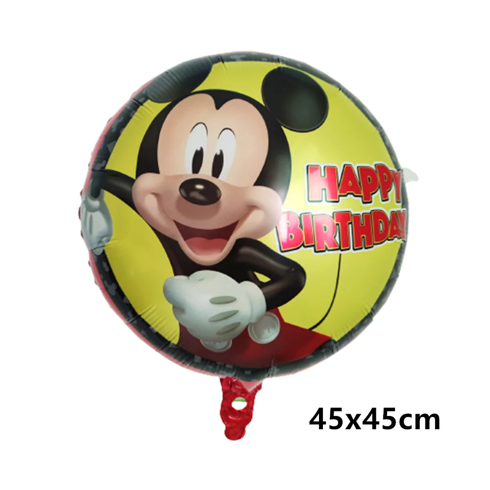 Mickey Minnie Folienballon Mickey Mouse Luftballons Minnie Geburtstag Party Dekor Kinderspielzeug Babyparty Ball Kinder Cartoon Geschenk