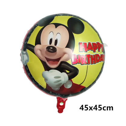 Mickey Minnie Folienballon Mickey Mouse Luftballons Minnie Geburtstag Party Dekor Kinderspielzeug Babyparty Ball Kinder Cartoon Geschenk