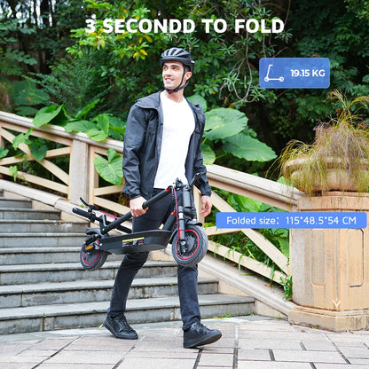 iScooter i10 Foldable Adult Electric Scooter E-Scooter 40 KM/H Electric Kick Scooter 650W Skateboards 36V 15Ah Kickboard.