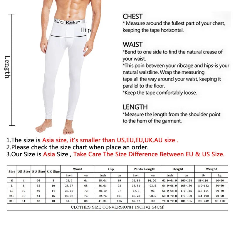 2025 New Men's Tight Sports Pants Slim Pants Autumn And Winter Thermal Pants Plush High Stretch Quick Drying Compression Pants.