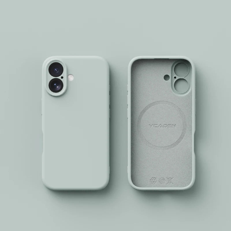 for iPhone 16E Magsafe Liquid Silicone Case Solid Colour Matte Soft Bumper Phone Cover for iPhone 16 Plus 16 Pro Max Cases.