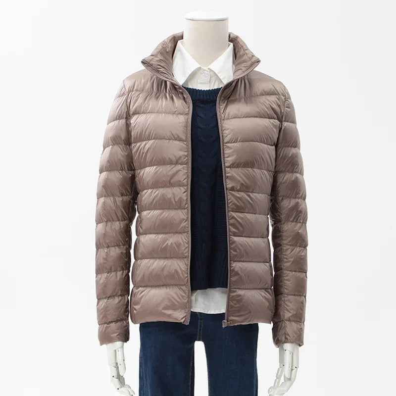 13 Farben Frauen Frühling Puffer Mantel 2023 Neuheiten Ultra Licht Weiße Ente Unten Jacke Koreanische Slim Fit Kurze Parkas.